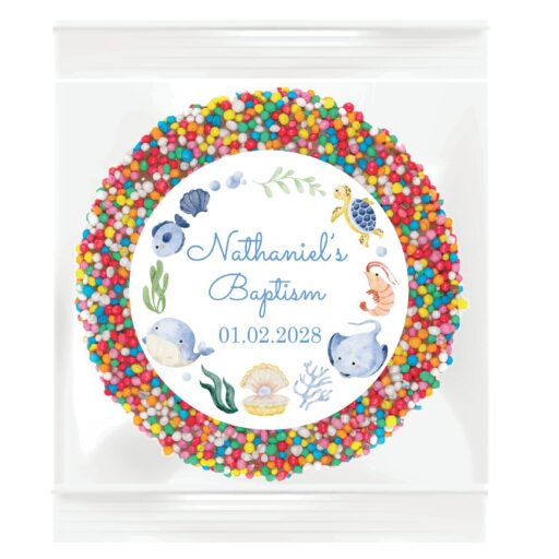 Blue Under The Sea & Cross Giant Chocolate Freckles